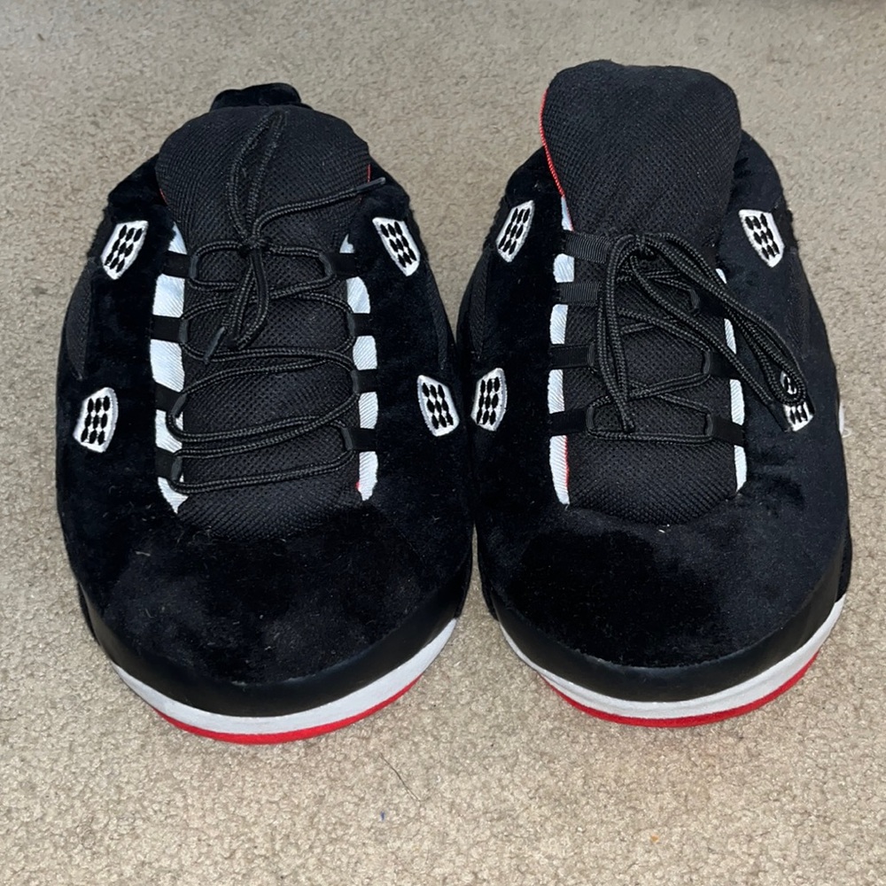 Jordan Sneaker Slippers | Indoor House Plush Slippers Unisex